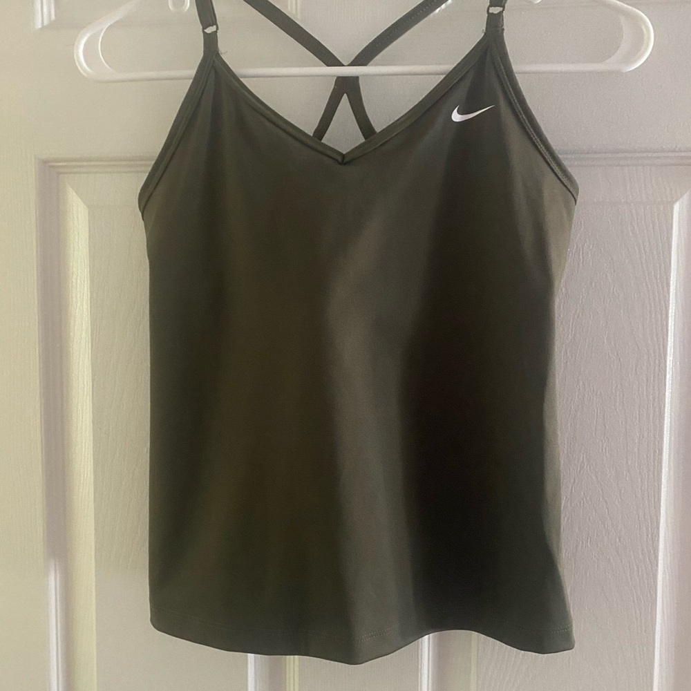 Nike Women's Dri fit t-strap adjustable tank top